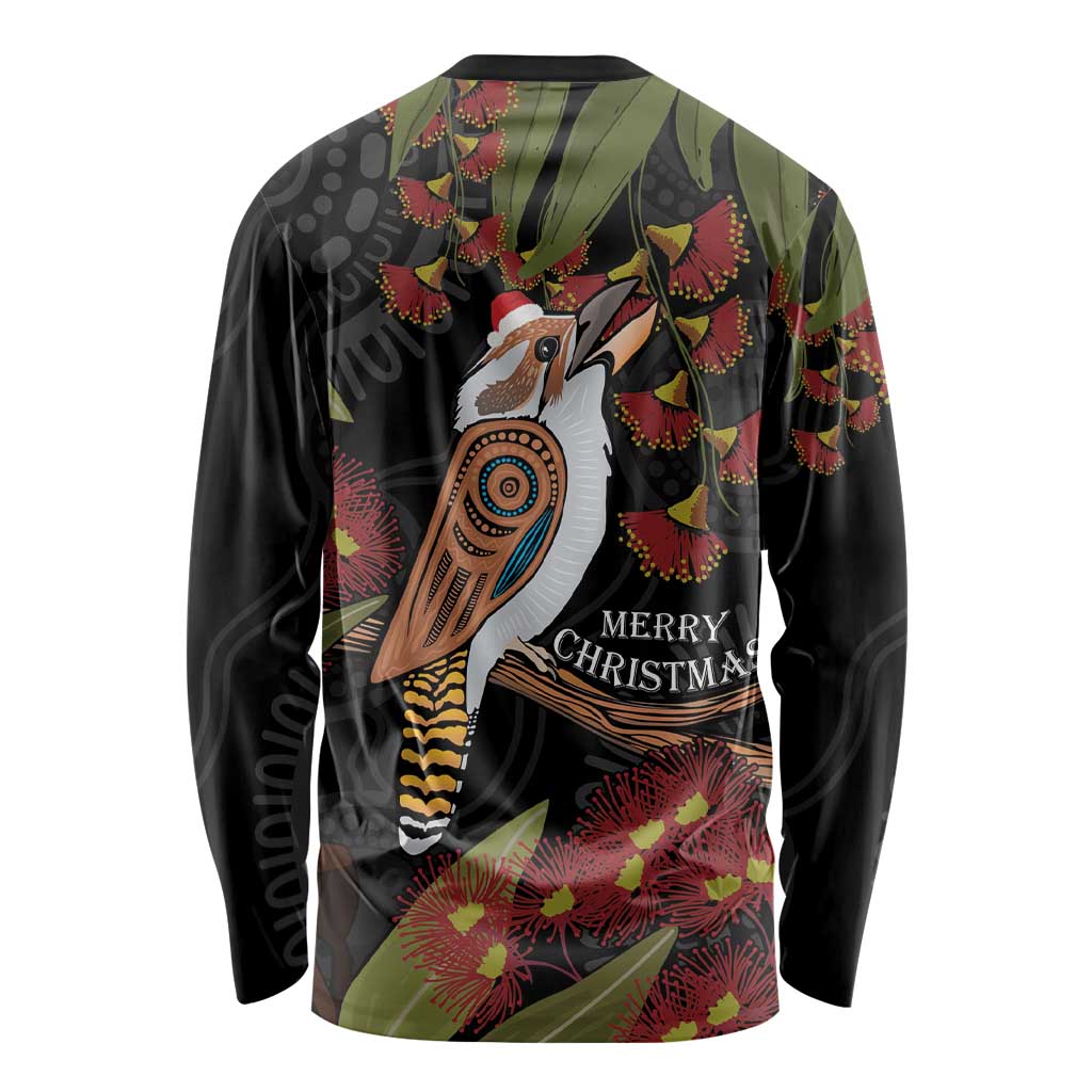 Australia Indigenous Christmas Long Sleeve Shirt Kookaburra Aboriginal