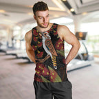 Australia Indigenous Christmas Men Tank Top Kookaburra Aboriginal