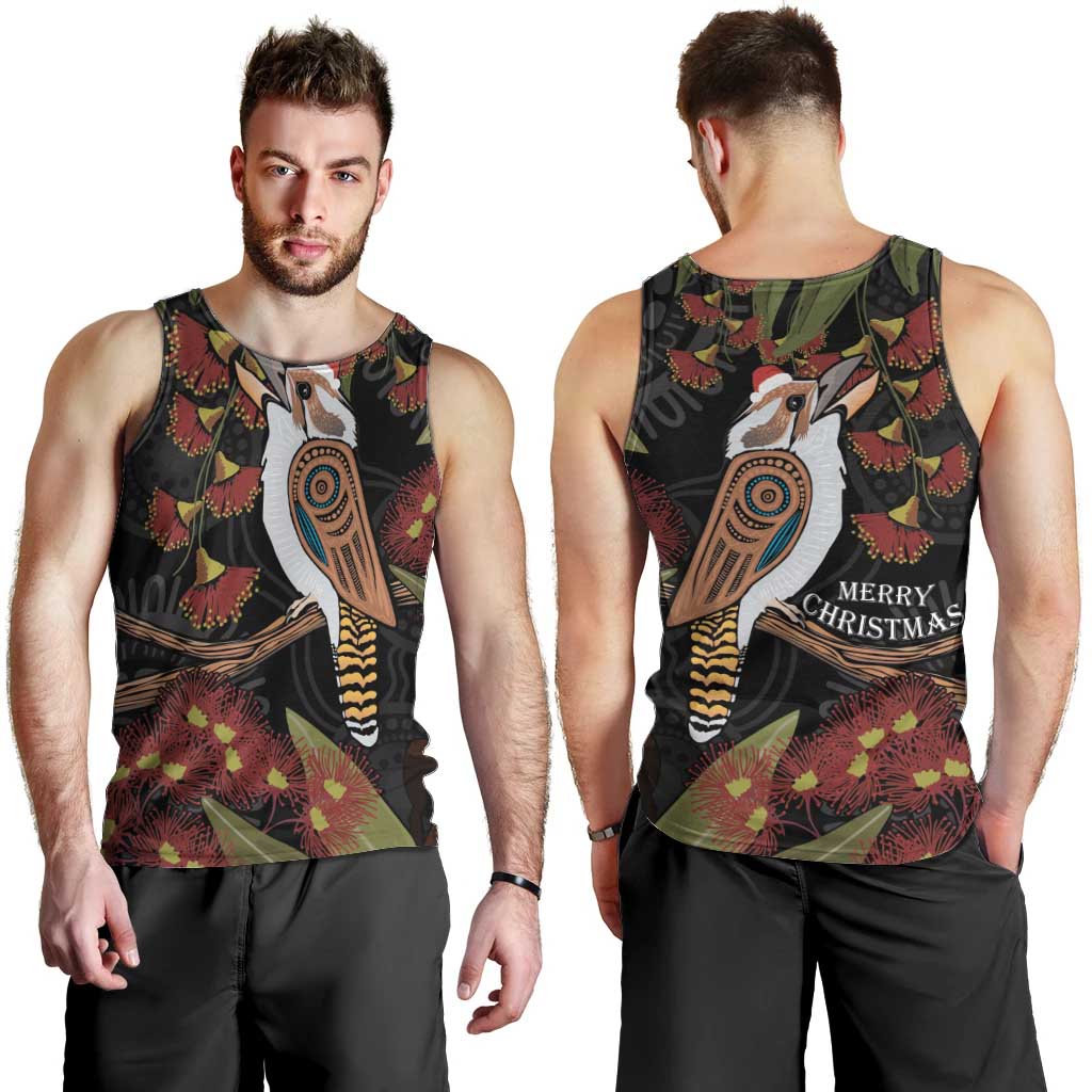 Australia Indigenous Christmas Men Tank Top Kookaburra Aboriginal