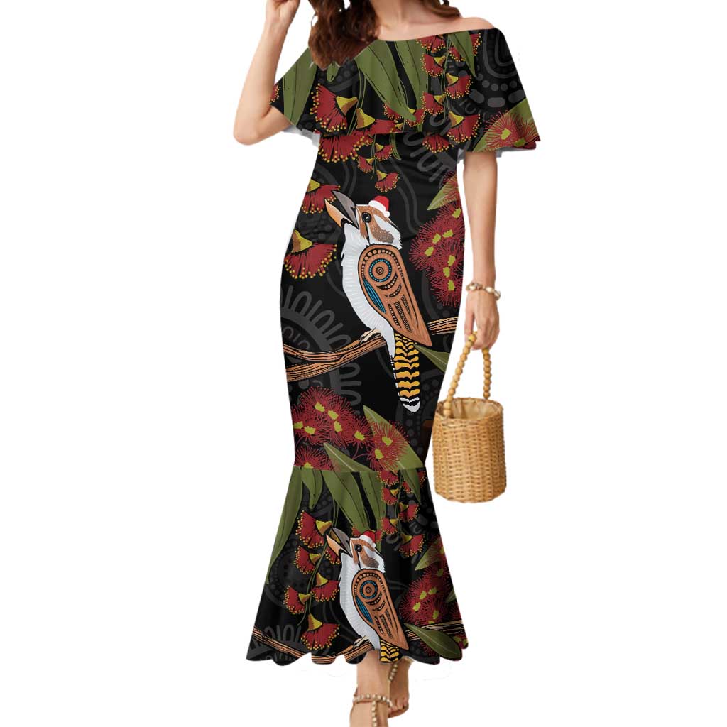Australia Indigenous Christmas Mermaid Dress Kookaburra Aboriginal