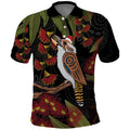 Australia Indigenous Christmas Polo Shirt Kookaburra Aboriginal