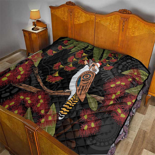 Australia Indigenous Christmas Quilt Kookaburra Aboriginal