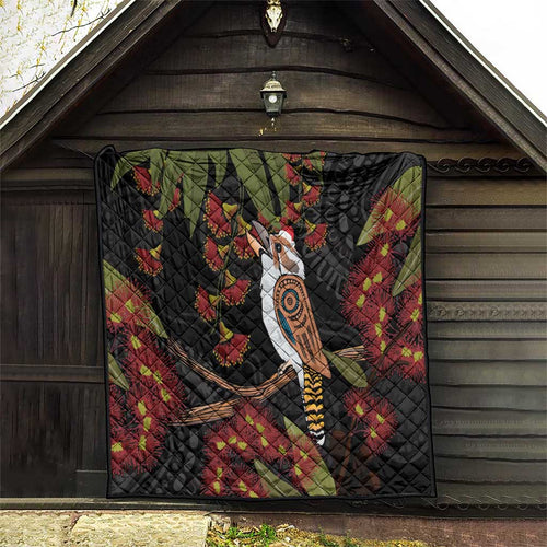 Australia Indigenous Christmas Quilt Kookaburra Aboriginal