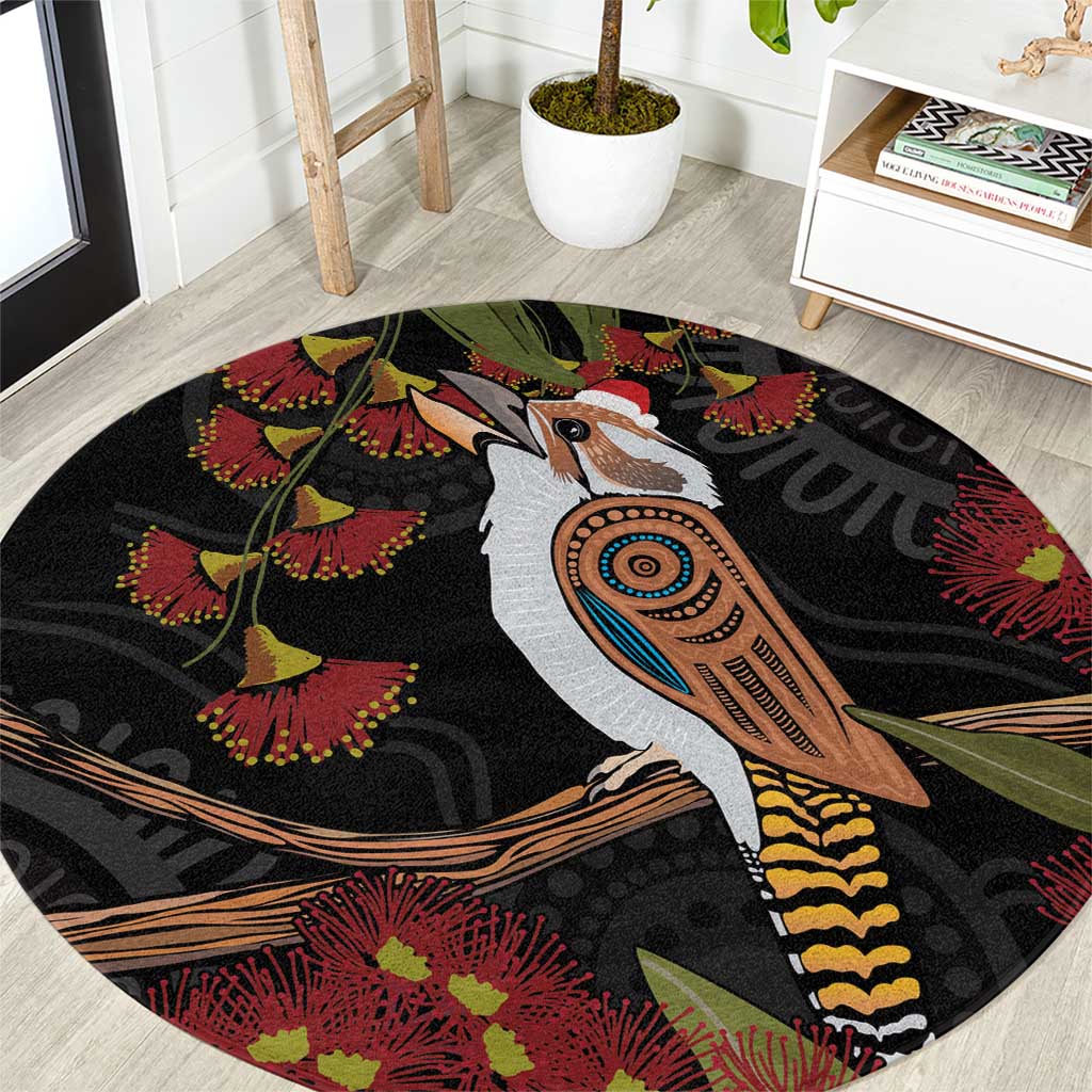 Australia Indigenous Christmas Round Carpet Kookaburra Aboriginal