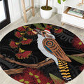 Australia Indigenous Christmas Round Carpet Kookaburra Aboriginal