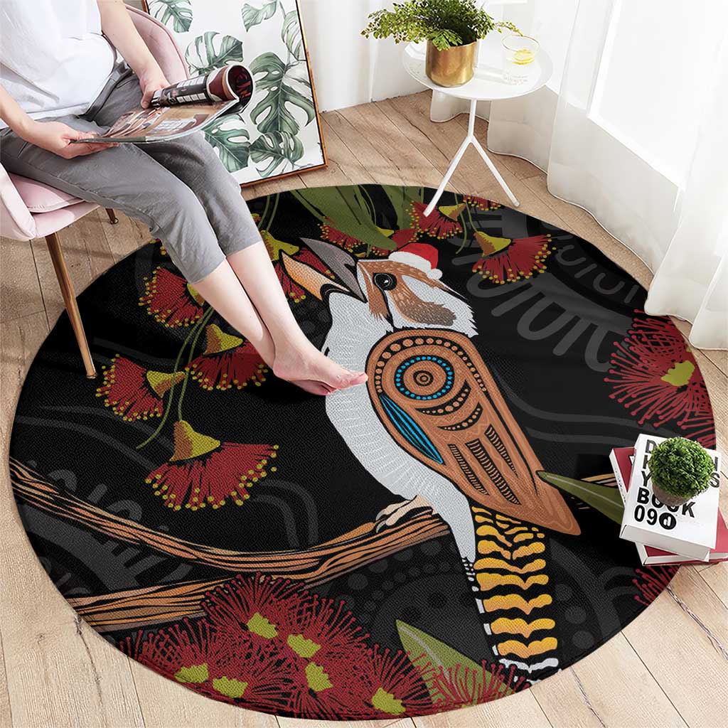 Australia Indigenous Christmas Round Carpet Kookaburra Aboriginal