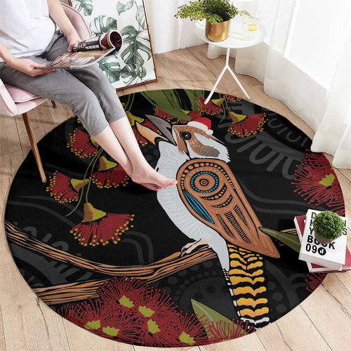 Australia Indigenous Christmas Round Carpet Kookaburra Aboriginal