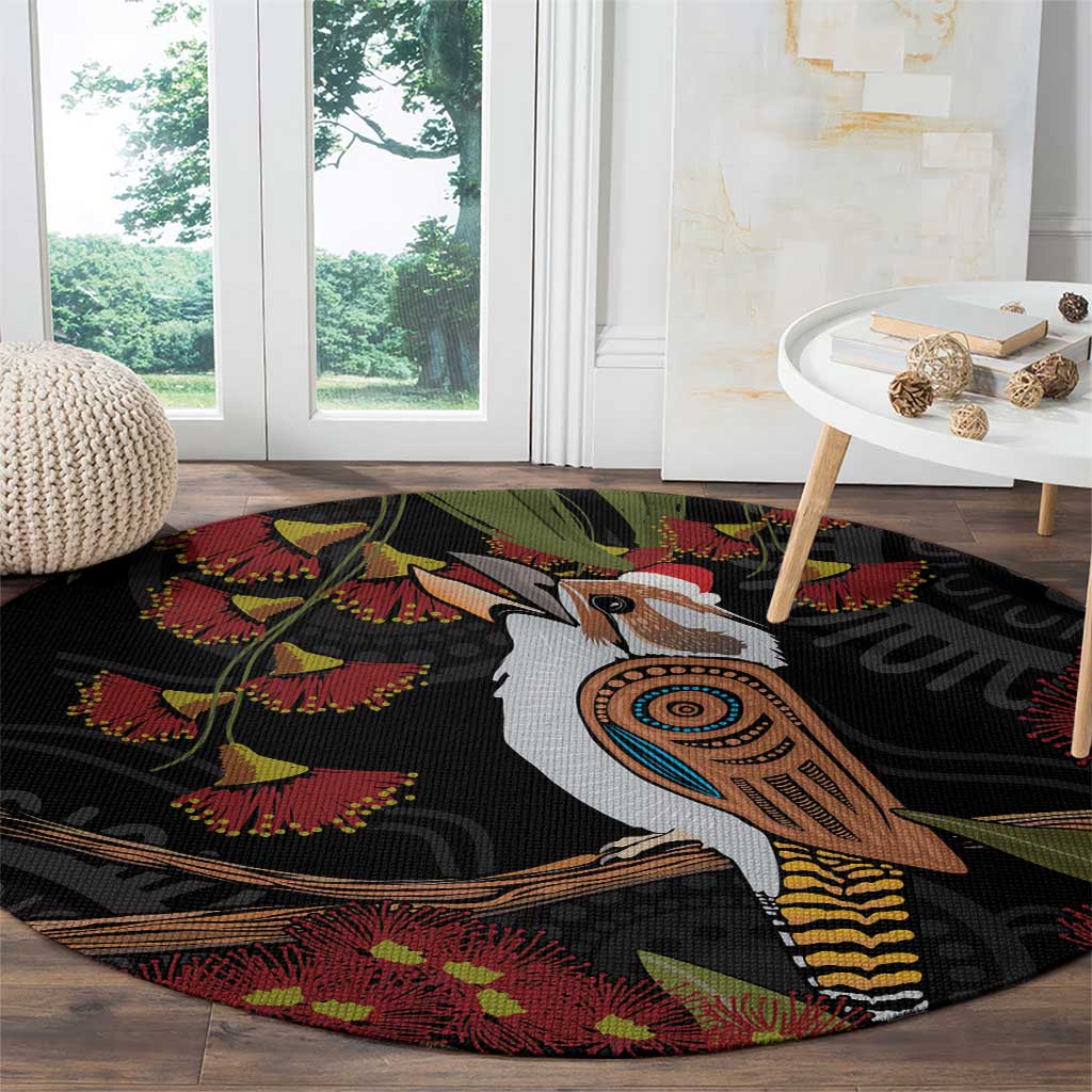 Australia Indigenous Christmas Round Carpet Kookaburra Aboriginal