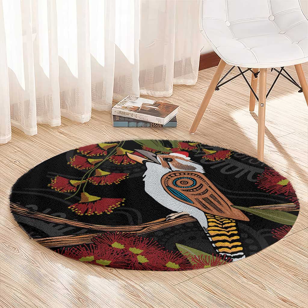 Australia Indigenous Christmas Round Carpet Kookaburra Aboriginal