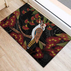 Australia Indigenous Christmas Rubber Doormat Kookaburra Aboriginal