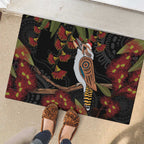 Australia Indigenous Christmas Rubber Doormat Kookaburra Aboriginal
