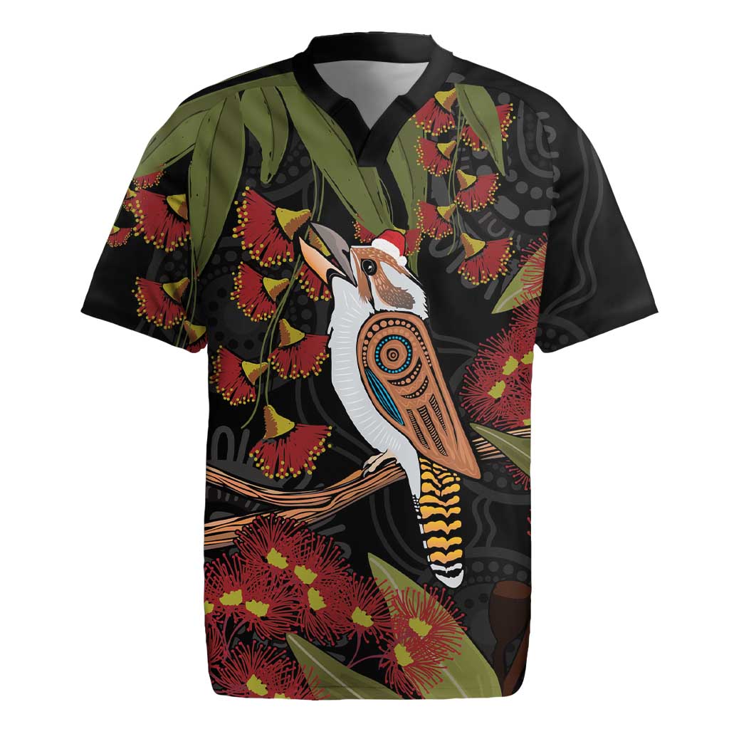 Australia Indigenous Christmas Rugby Jersey Kookaburra Aboriginal