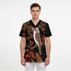 Australia Indigenous Christmas Scrub Top Kookaburra Aboriginal - Aussie Hoodie