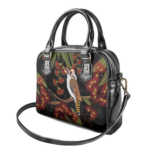 Australia Indigenous Christmas Shoulder Handbag Kookaburra Aboriginal