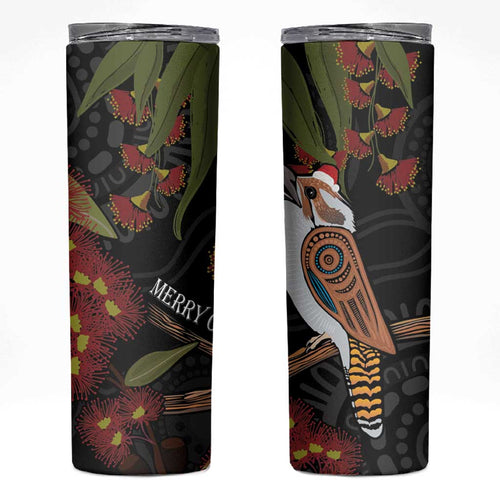 Australia Indigenous Christmas Skinny Tumbler Kookaburra Aboriginal