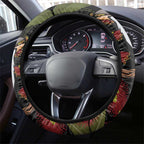 Australia Indigenous Christmas Steering Wheel Cover Kookaburra Aboriginal