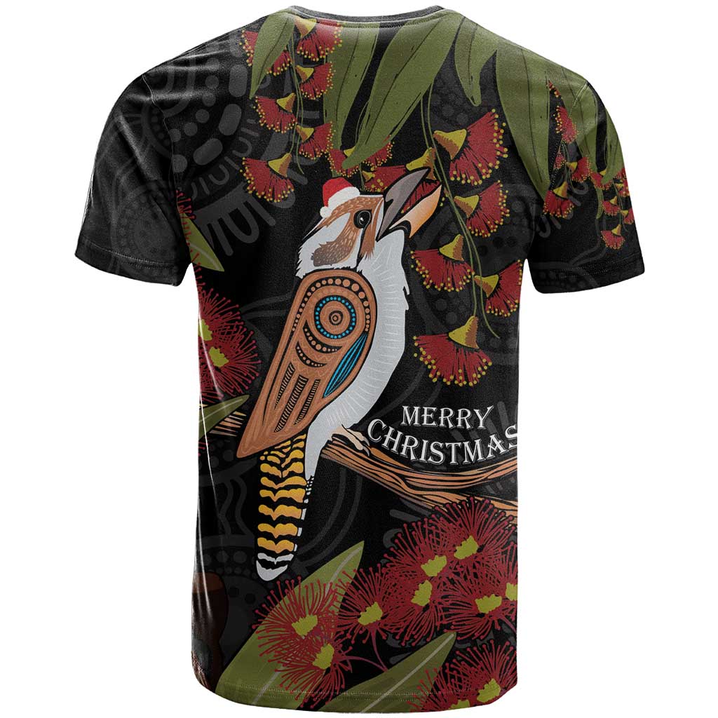Australia Indigenous Christmas T Shirt Kookaburra Aboriginal