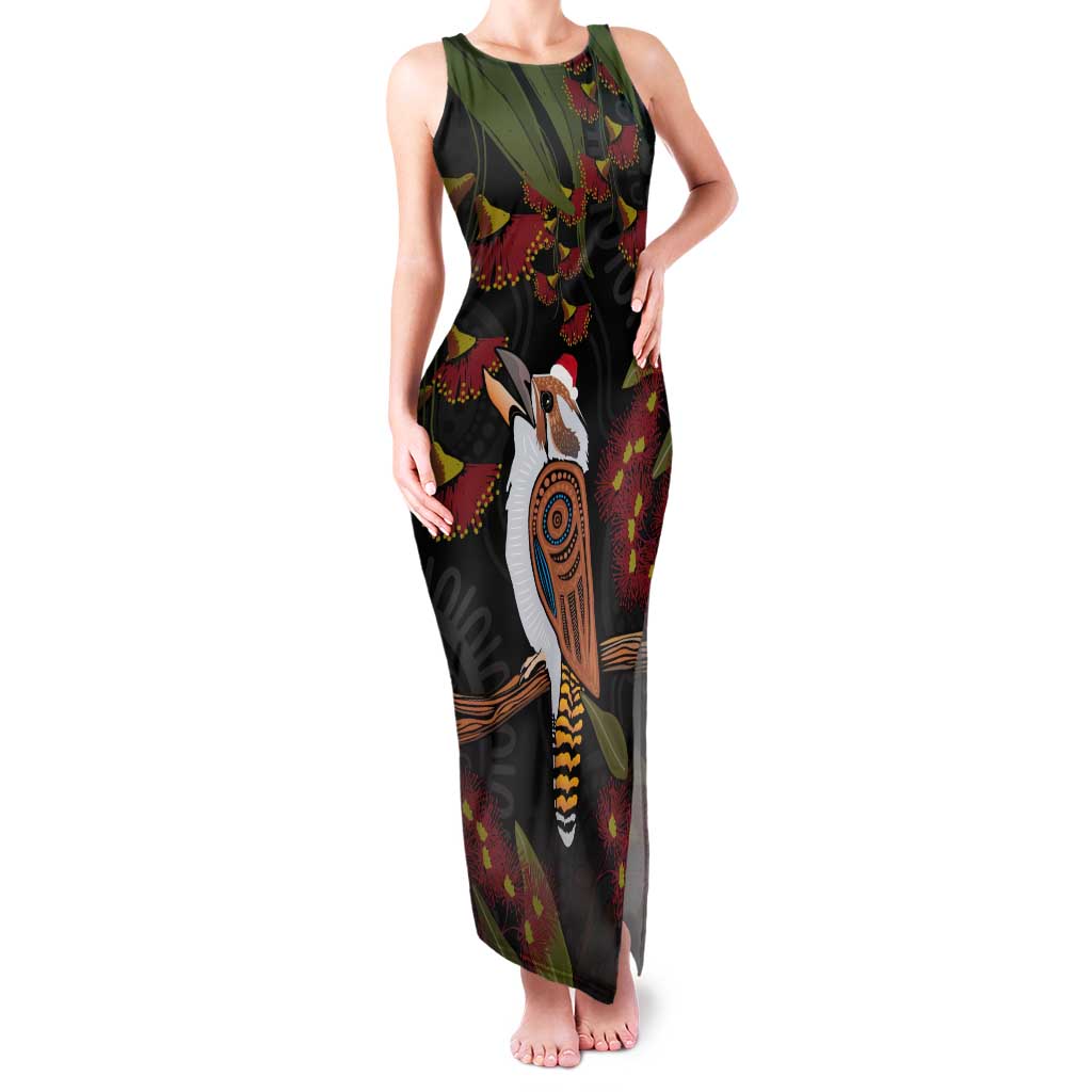 Australia Indigenous Christmas Tank Maxi Dress Kookaburra Aboriginal