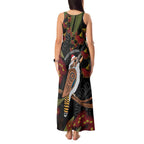 Australia Indigenous Christmas Tank Maxi Dress Kookaburra Aboriginal