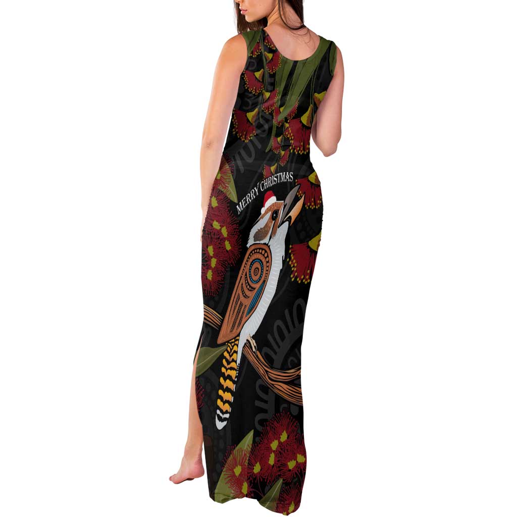 Australia Indigenous Christmas Tank Maxi Dress Kookaburra Aboriginal