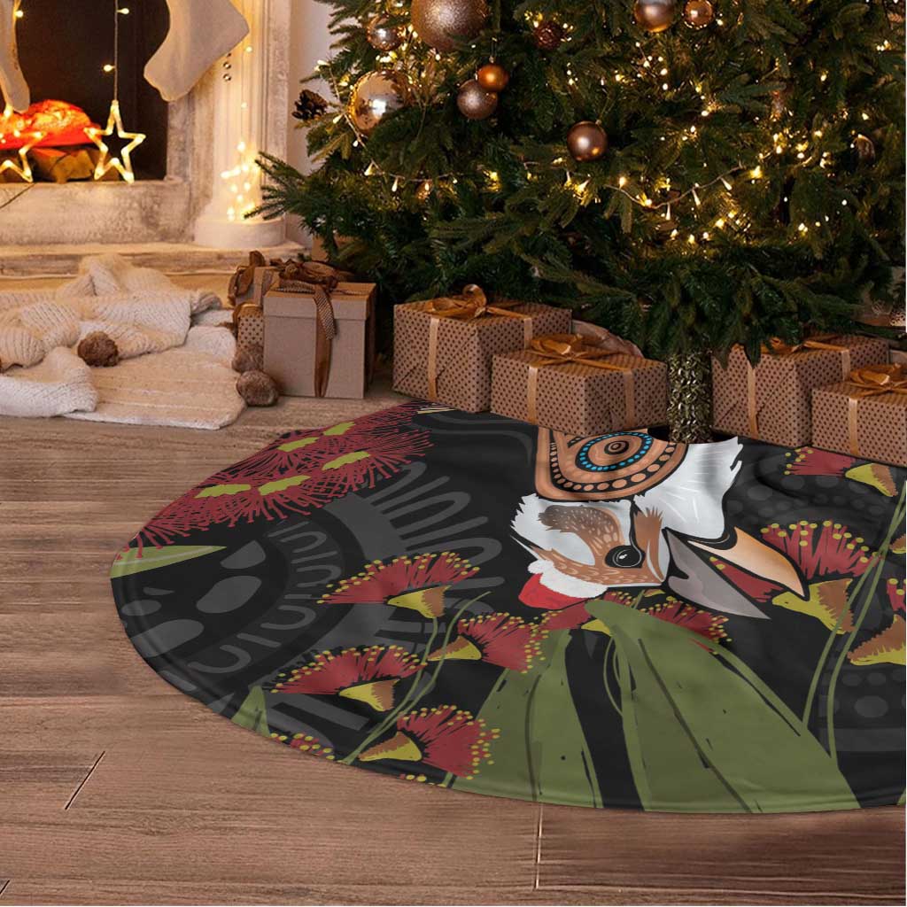Australia Indigenous Christmas Tree Skirt Kookaburra Aboriginal