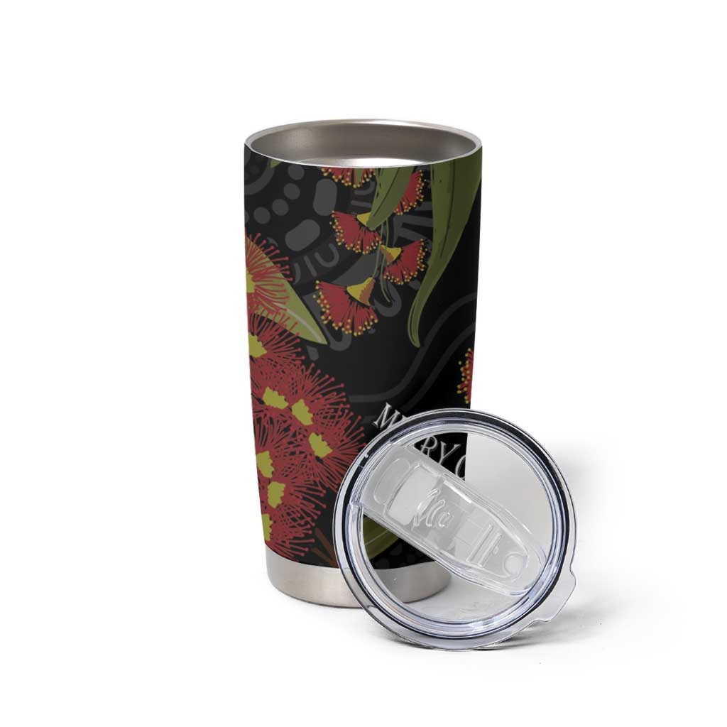 Australia Indigenous Christmas Tumbler Cup Kookaburra Aboriginal