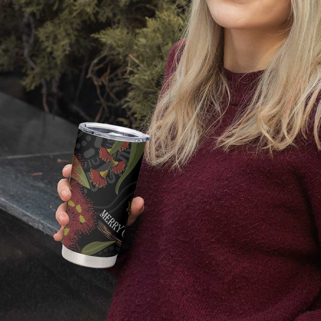 Australia Indigenous Christmas Tumbler Cup Kookaburra Aboriginal