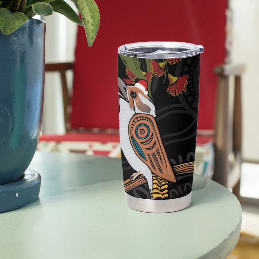 Australia Indigenous Christmas Tumbler Cup Kookaburra Aboriginal