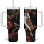 Australia Indigenous Christmas Tumbler With Handle Kookaburra Aboriginal