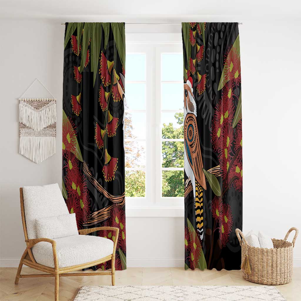 Australia Indigenous Christmas Window Curtain Kookaburra Aboriginal