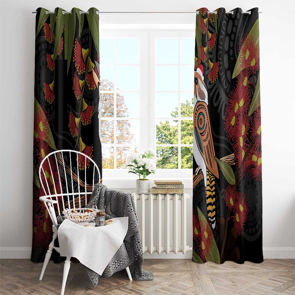 Australia Indigenous Christmas Window Curtain Kookaburra Aboriginal
