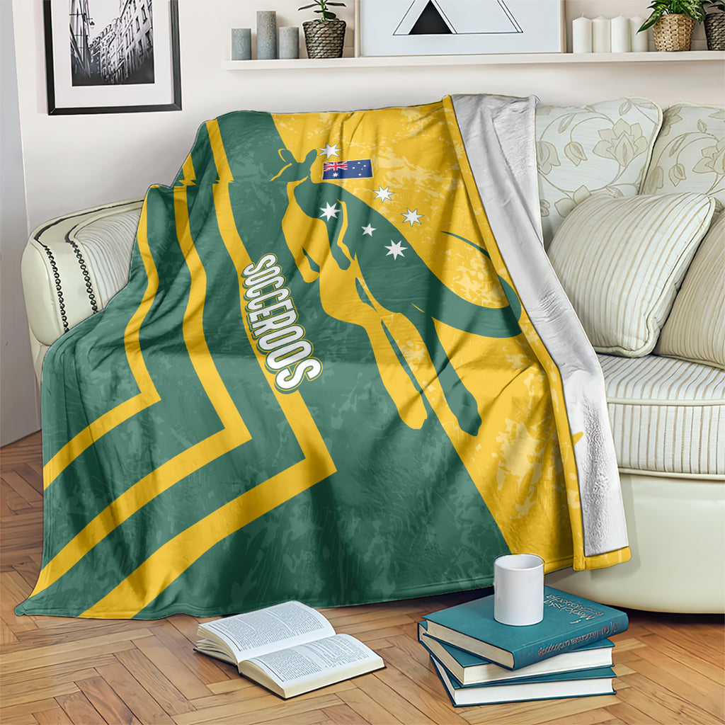 personalised-australia-soccer-blanket-green-gold-go-socceroos