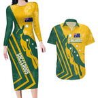 personalised-australia-soccer-couples-matching-long-sleeve-bodycon-dress-and-hawaiian-shirt-green-gold-go-socceroos