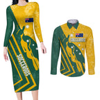 personalised-australia-soccer-couples-matching-long-sleeve-bodycon-dress-and-long-sleeve-button-shirt-green-gold-go-socceroos