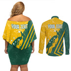 personalised-australia-soccer-couples-matching-off-shoulder-short-dress-and-long-sleeve-button-shirt-green-gold-go-socceroos