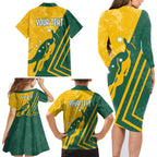 personalised-australia-soccer-family-matching-long-sleeve-bodycon-dress-and-hawaiian-shirt-green-gold-go-socceroos