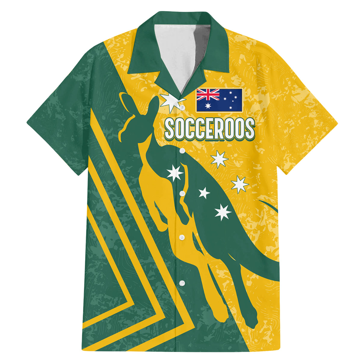 personalised-australia-soccer-family-matching-mermaid-dress-and-hawaiian-shirt-green-gold-go-socceroos