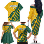 personalised-australia-soccer-family-matching-off-shoulder-long-sleeve-dress-and-hawaiian-shirt-green-gold-go-socceroos