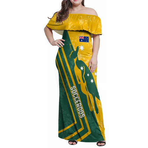 personalised-australia-soccer-family-matching-off-shoulder-maxi-dress-and-hawaiian-shirt-green-gold-go-socceroos