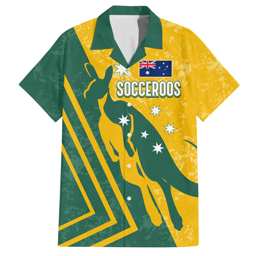 personalised-australia-soccer-family-matching-tank-maxi-dress-and-hawaiian-shirt-green-gold-go-socceroos