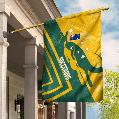 personalised-australia-soccer-garden-flag-green-gold-go-socceroos