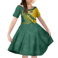 personalised-australia-soccer-kid-short-sleeve-dress-green-gold-go-socceroos
