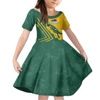 personalised-australia-soccer-kid-short-sleeve-dress-green-gold-go-socceroos
