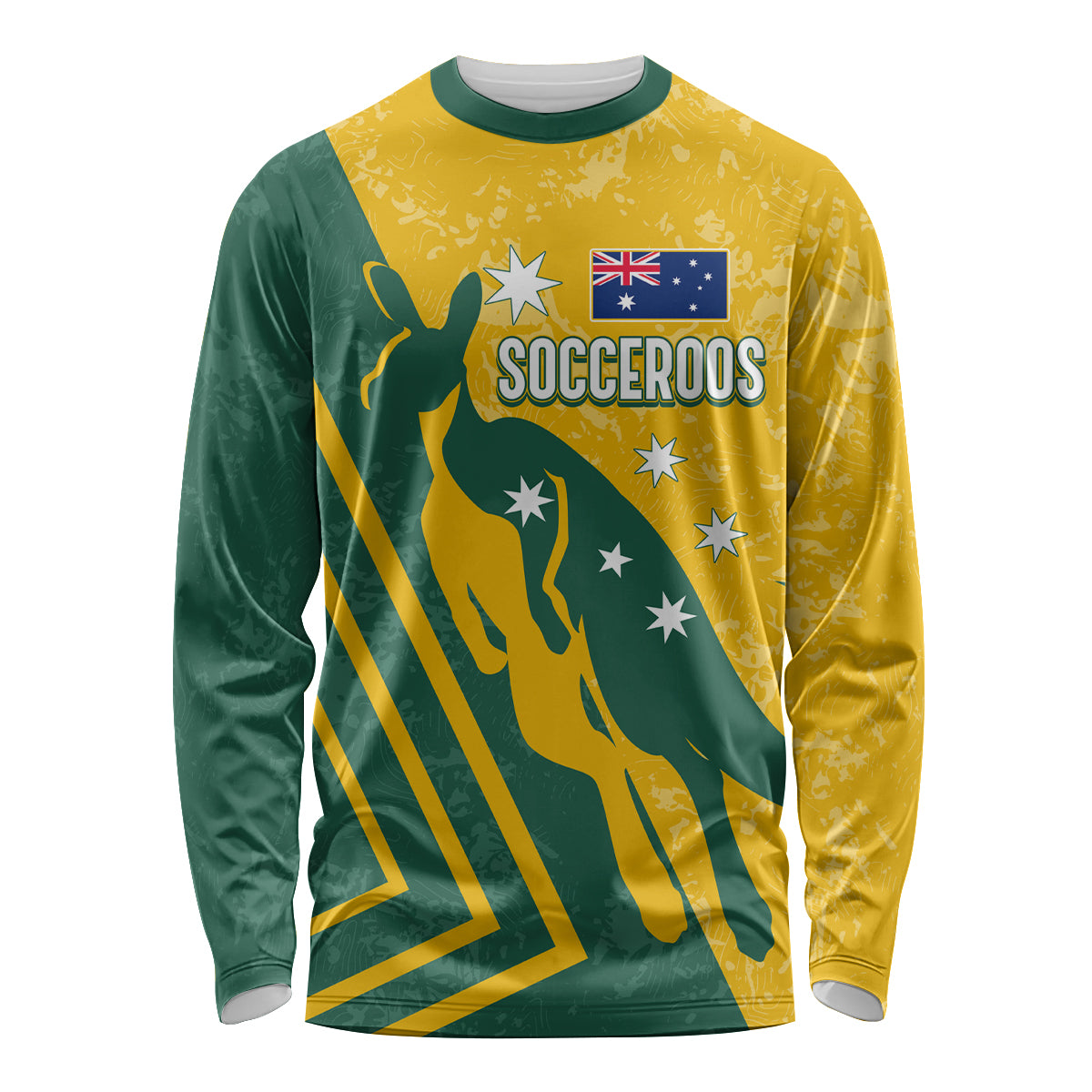 personalised-australia-soccer-long-sleeve-shirt-green-gold-go-socceroos
