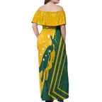personalised-australia-soccer-off-shoulder-maxi-dress-green-gold-go-socceroos