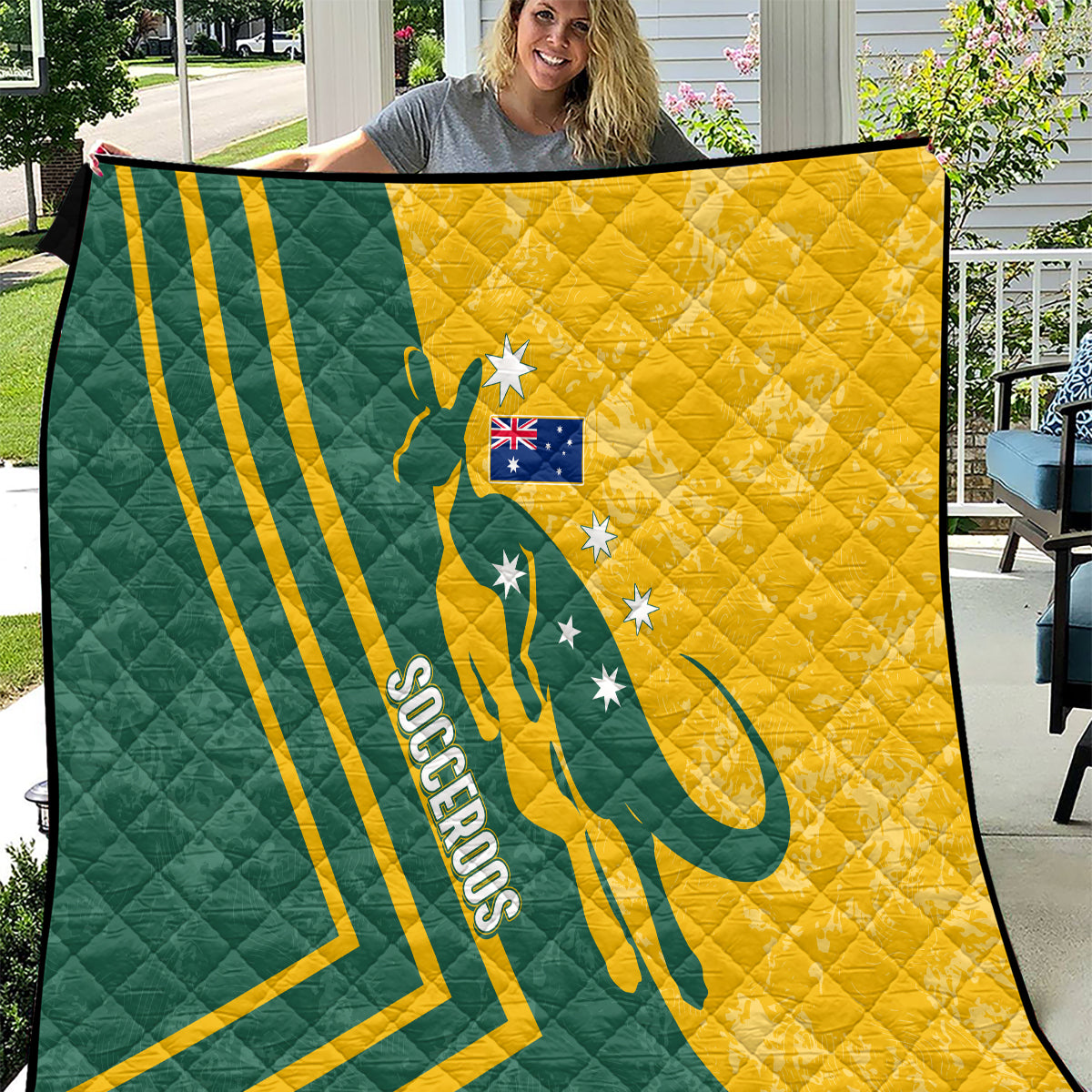 personalised-australia-soccer-quilt-green-gold-go-socceroos