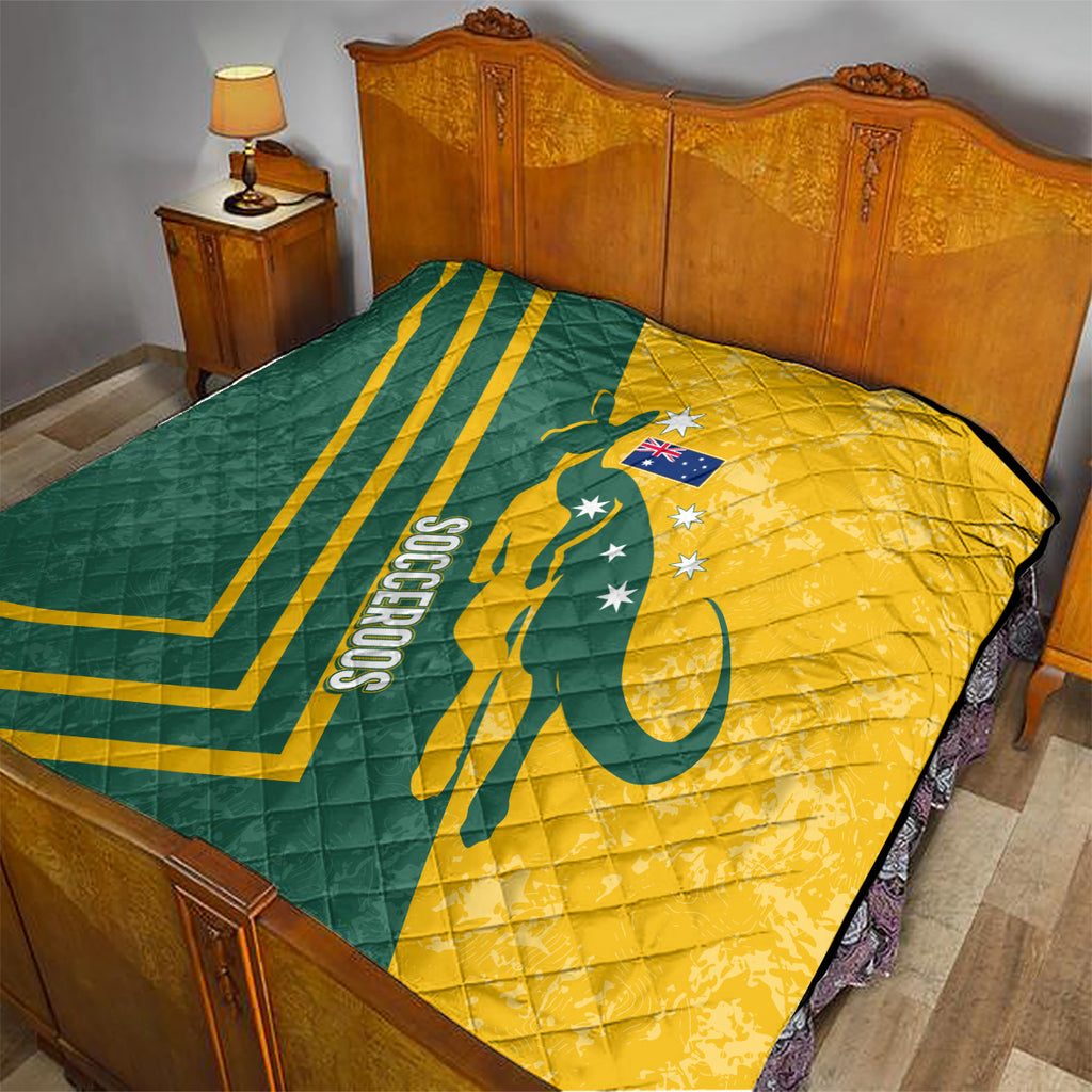 personalised-australia-soccer-quilt-green-gold-go-socceroos