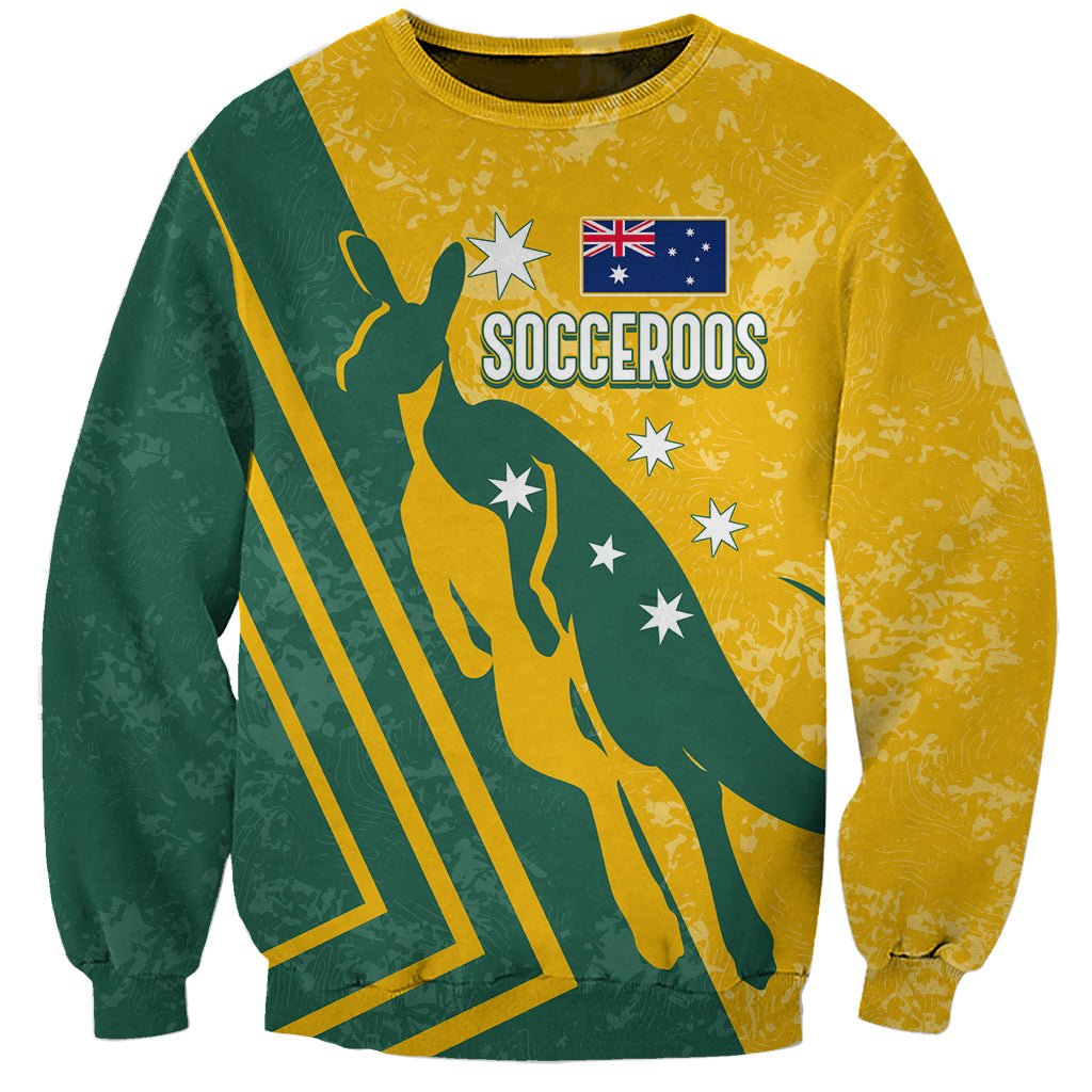 personalised-australia-soccer-sweatshirt-green-gold-go-socceroos