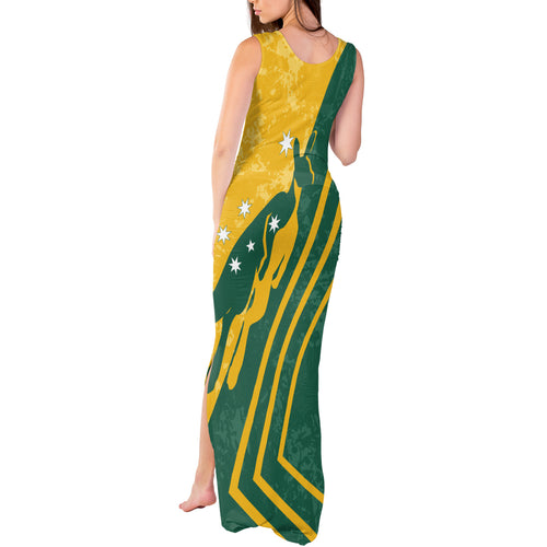 personalised-australia-soccer-tank-maxi-dress-green-gold-go-socceroos