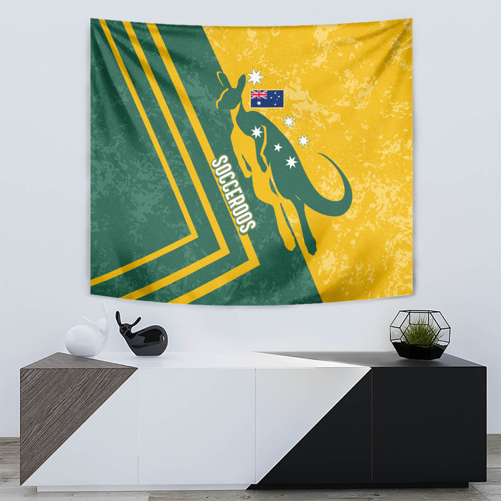 personalised-australia-soccer-tapestry-green-gold-go-socceroos